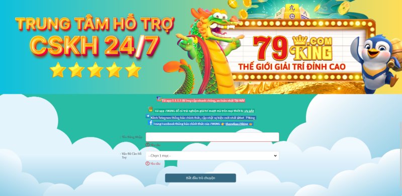 79KING Nhà cái cá cược đỉnh cao hàng đầu cho bet thủ 5 Top 10+ Nhà Cái Uy Tín Nhất 2025 Dành Cho Bet Thủ Việt Liên Hệ Chăm Sóc Khách Hàng 79King Của Cổng Game Khá Đơn Giản