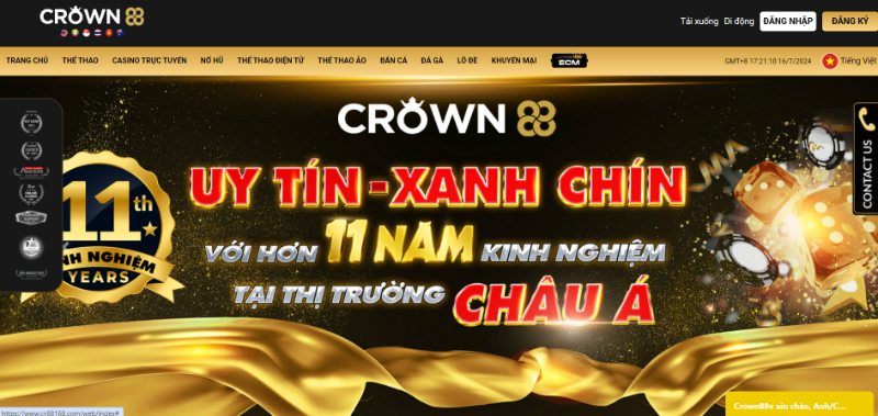 Crown88 Nhà cái cá cược hàng đầu tới từ đảo quốc sư tử 1 Top 10+ Nhà Cái Uy Tín Nhất 2025 Dành Cho Bet Thủ Việt Một Số Thông Tin Cơ Bản Về Nhà Cái Cá Cược Hàng Đầu Crown88